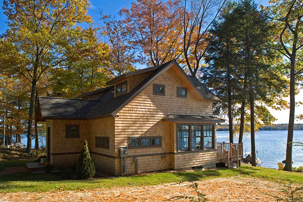 Sebago Lake Camp With Sustainable Landscape Design