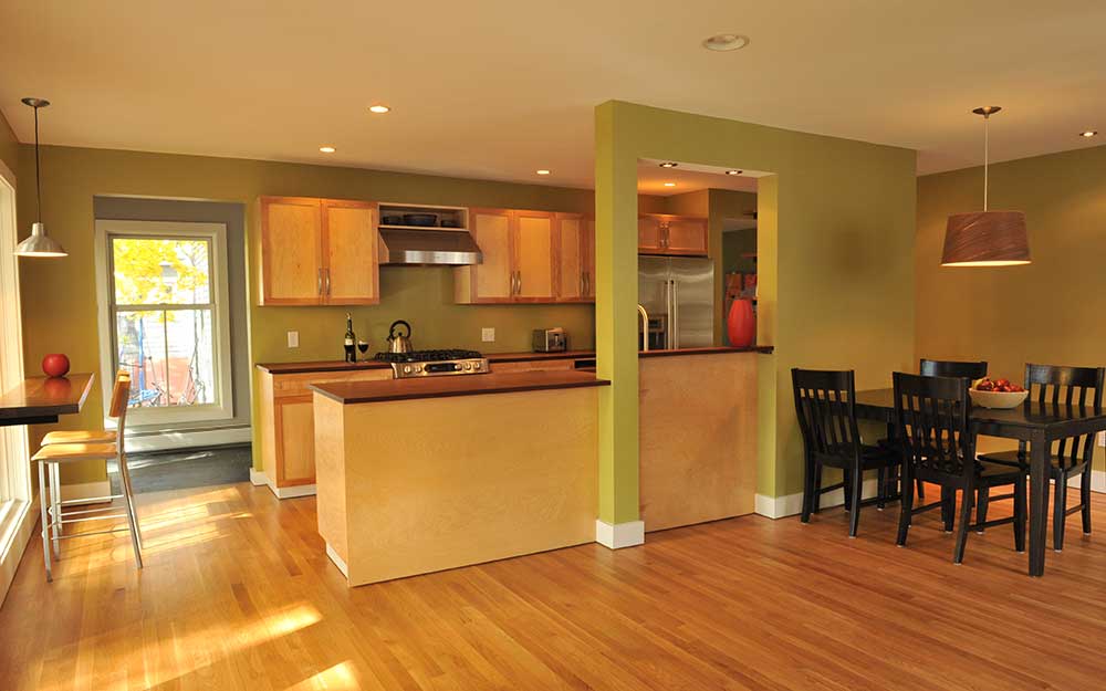 Split foyer kitchen remodel